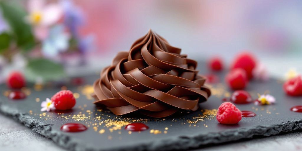 Десерт из шоколада