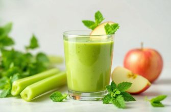 Мятно-яблочный смузи с сельдереем