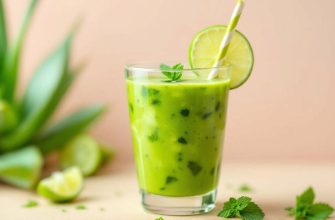 Освежающий смузи с алоэ вера